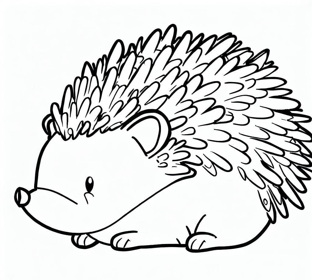 Hedgehog coloring pages