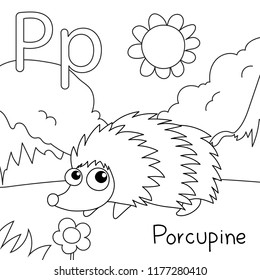 Pet coloring sheets kids coloring porcupine stock vector royalty free