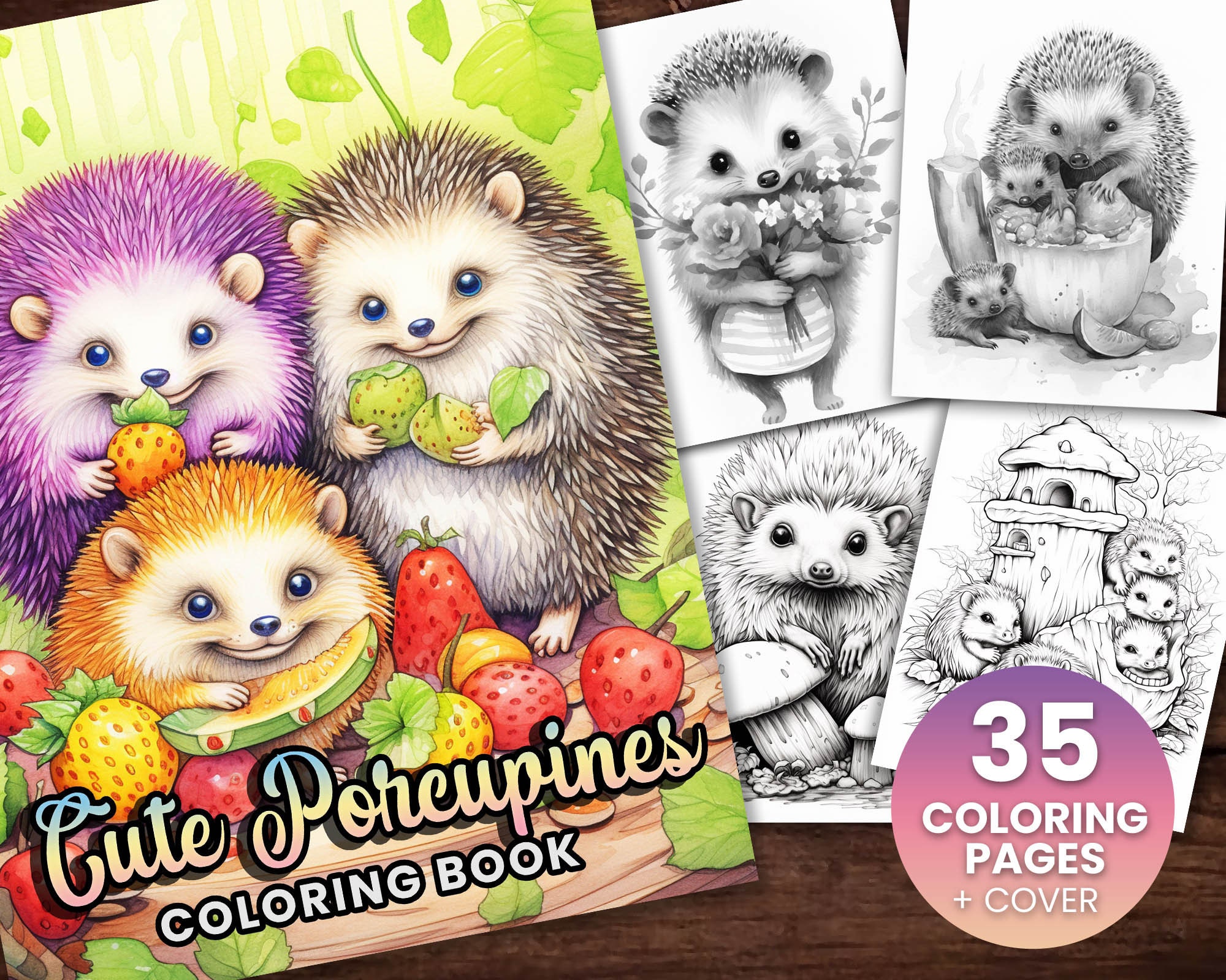 Porcupine coloring