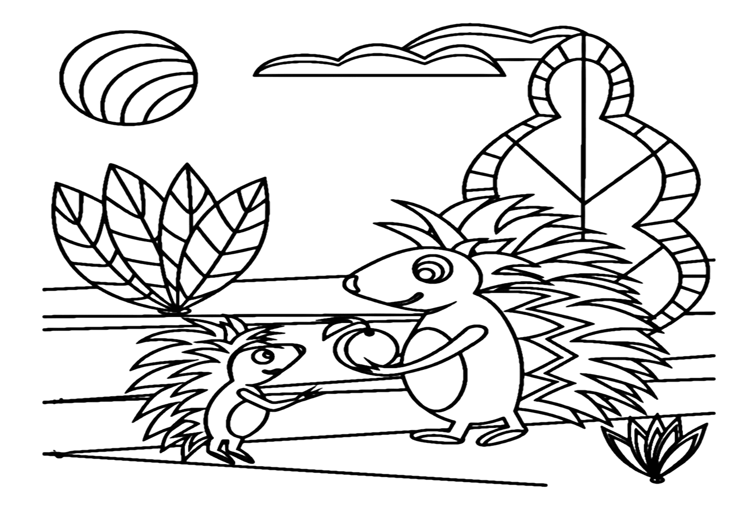 Pin on porcupine coloring pages