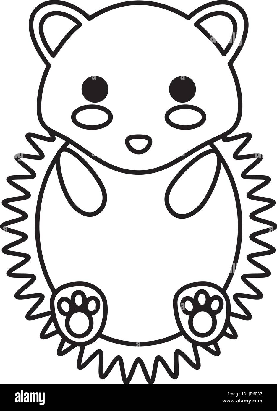 Porcupine toy hi