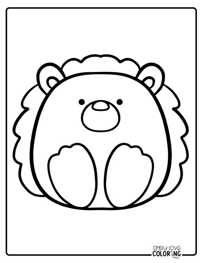 Porcupine coloring pages free pdf printables