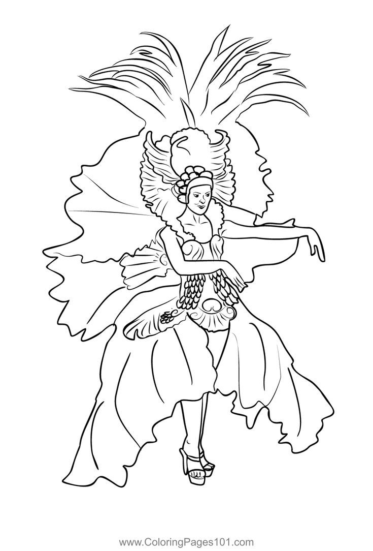 National costume coloring page coloring pages color coloring pages for kids
