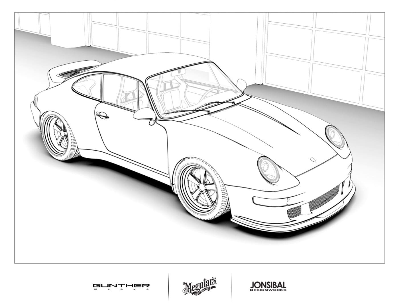 Meguiars coloring book includes famous designers