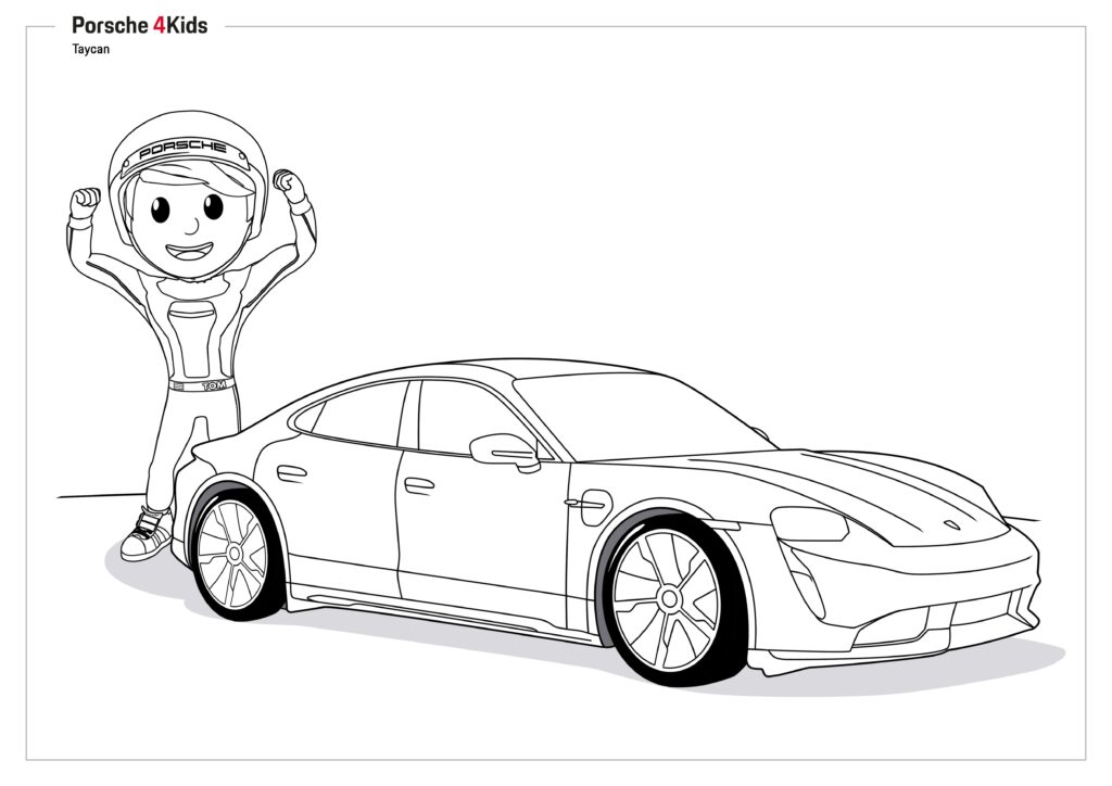 Porsche coloring pages to weather the pandemic
