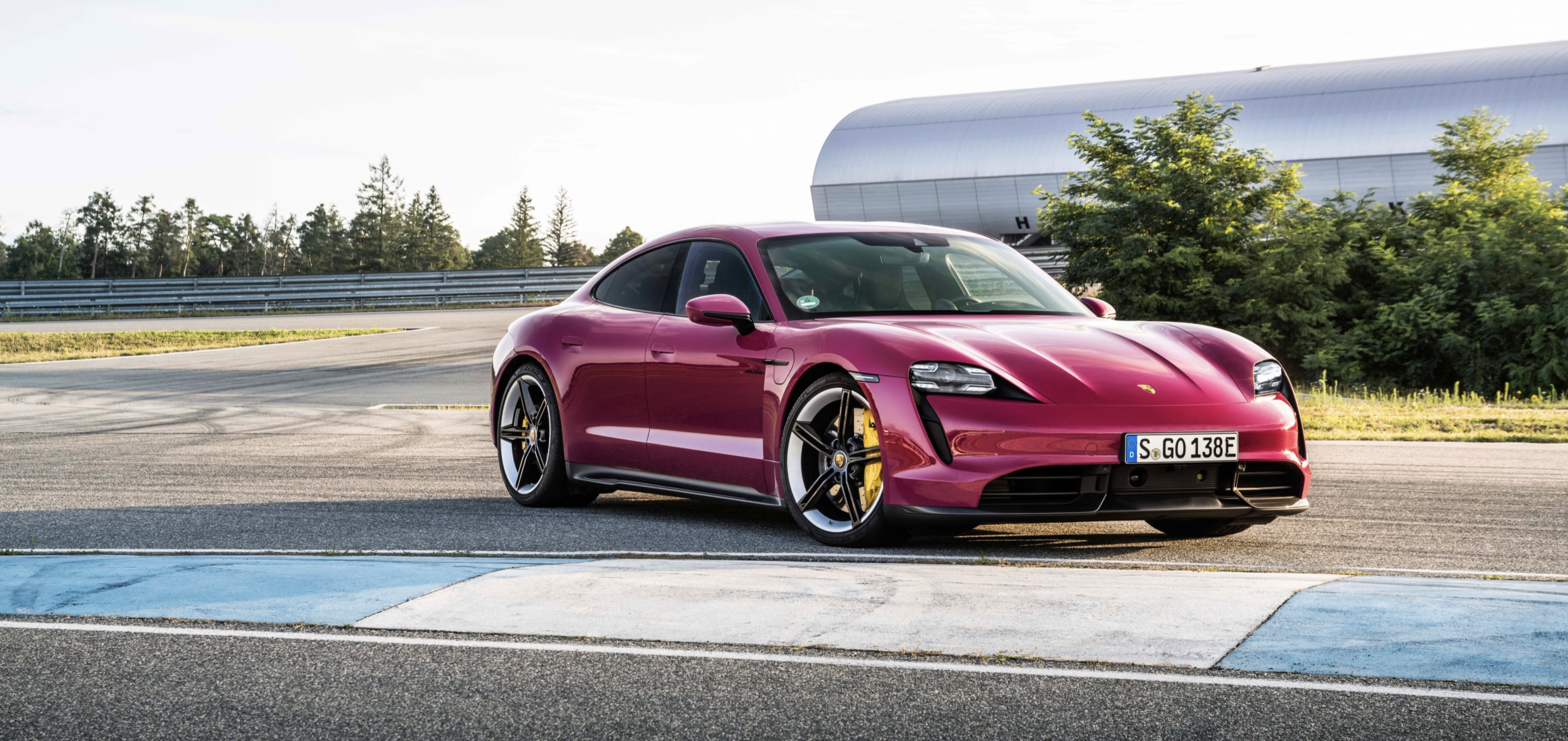 Porsche launches taycan electric car with faster charging android auto and pretty pink lor