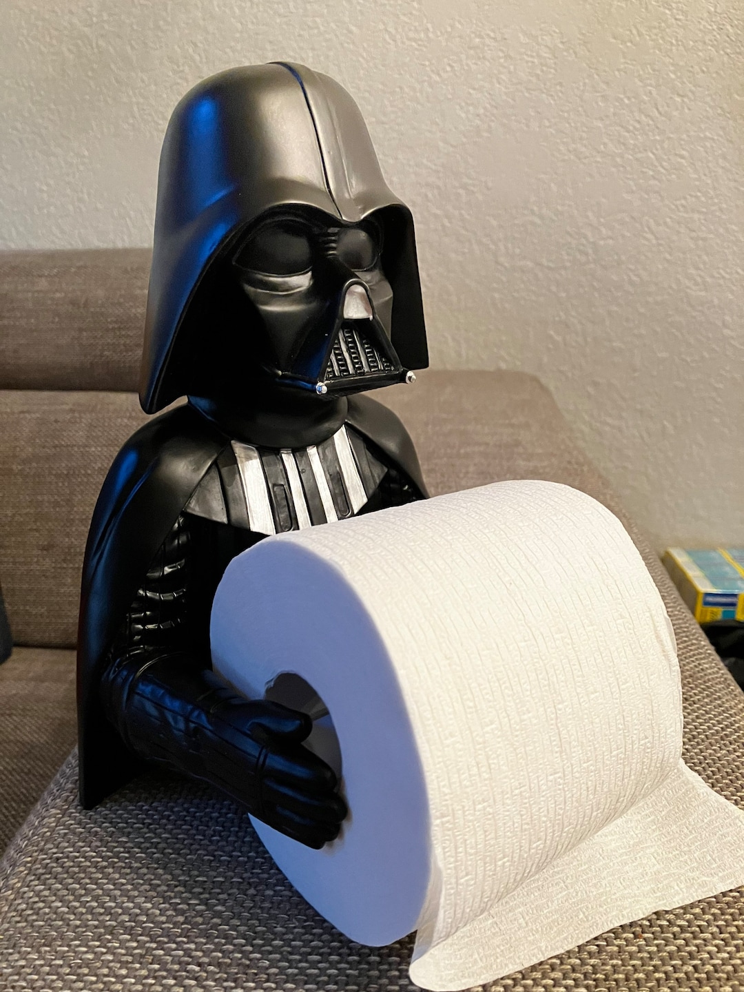 Darth vader toilet paper holder tissue bathroom decor star wars tissue holder wall