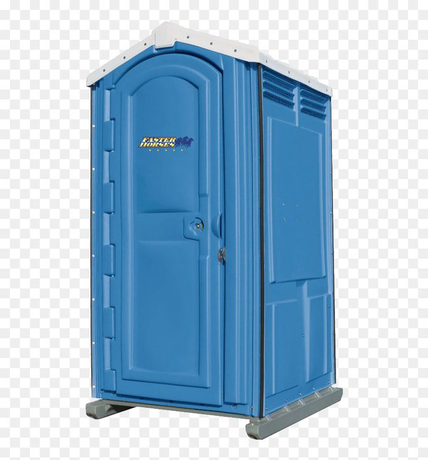 Where does the waste from a portable toilet porta potty go
