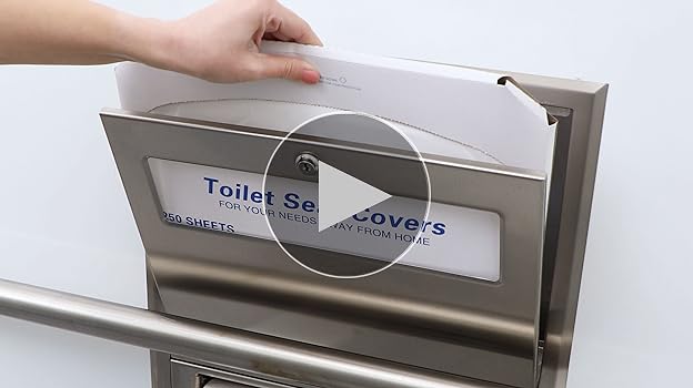 Pack of pieces disposable toilet seat covers flushable paper cover for bathroom travel accessories kids adults x in pack industrial scientific