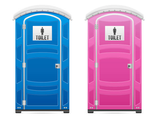 Port a potty stock illustrations royalty