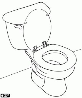 Maestra de primaria muebles y objetos de la casa para lorear toilet drawing loring pages potty training girls