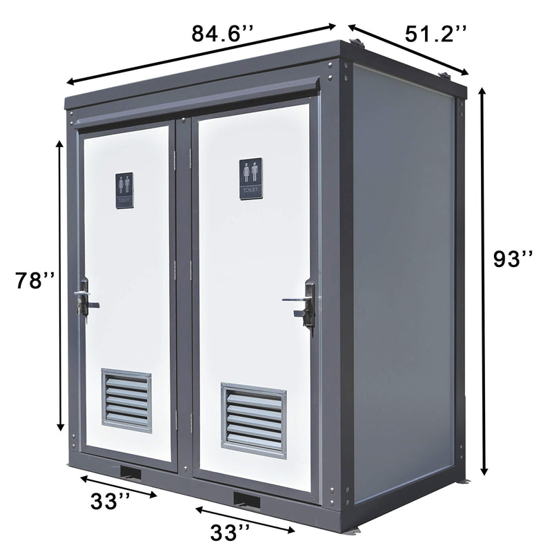 Bastone private toilet stalls portable restroom