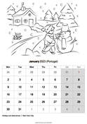 Portugal printable calendars super coloring
