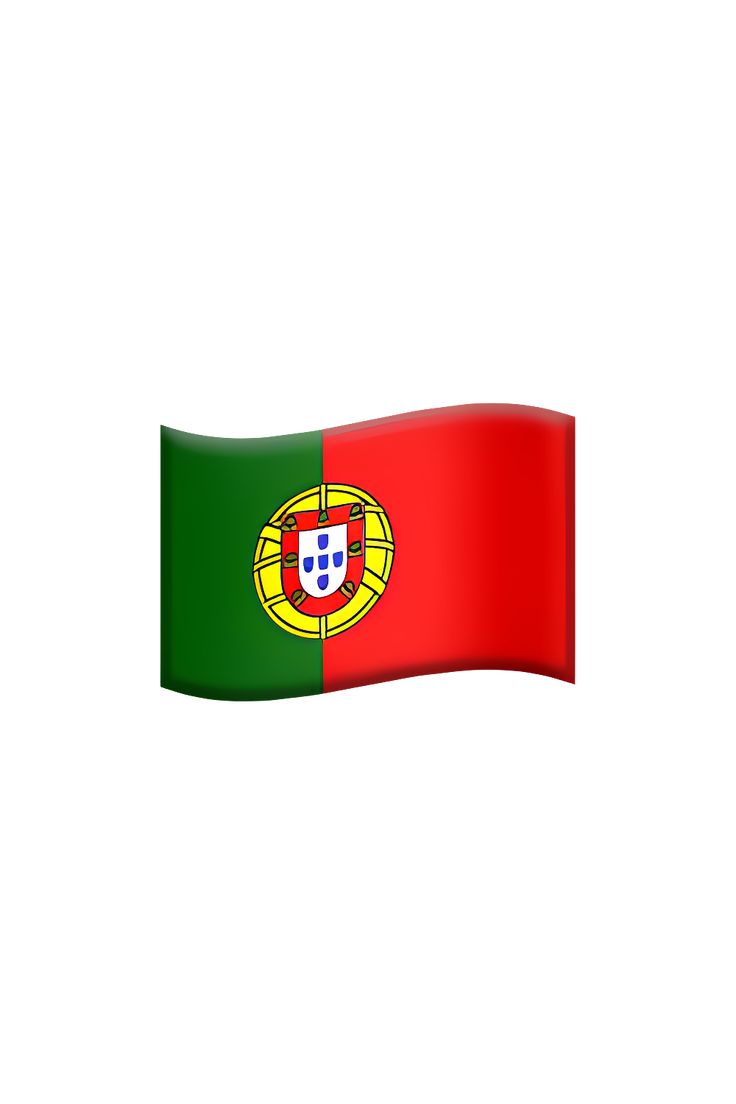 Vibrant flag of portugal emoji