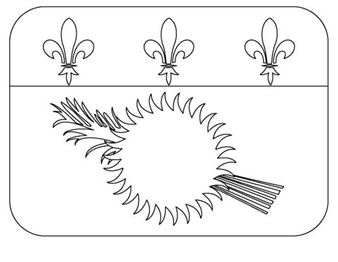 Flag of guadeloupe emoji coloring page free printable coloring pages