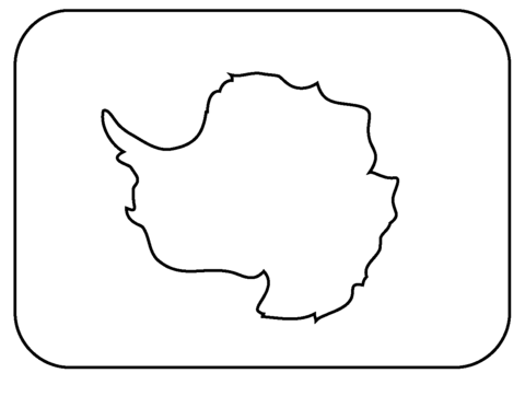 Flag of antarctica emoji coloring page free printable coloring pages