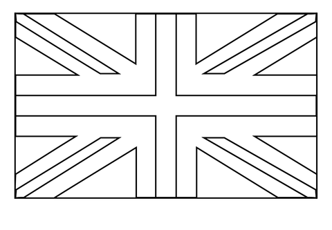 Flag of united kingdom emoji coloring page free printable coloring pages