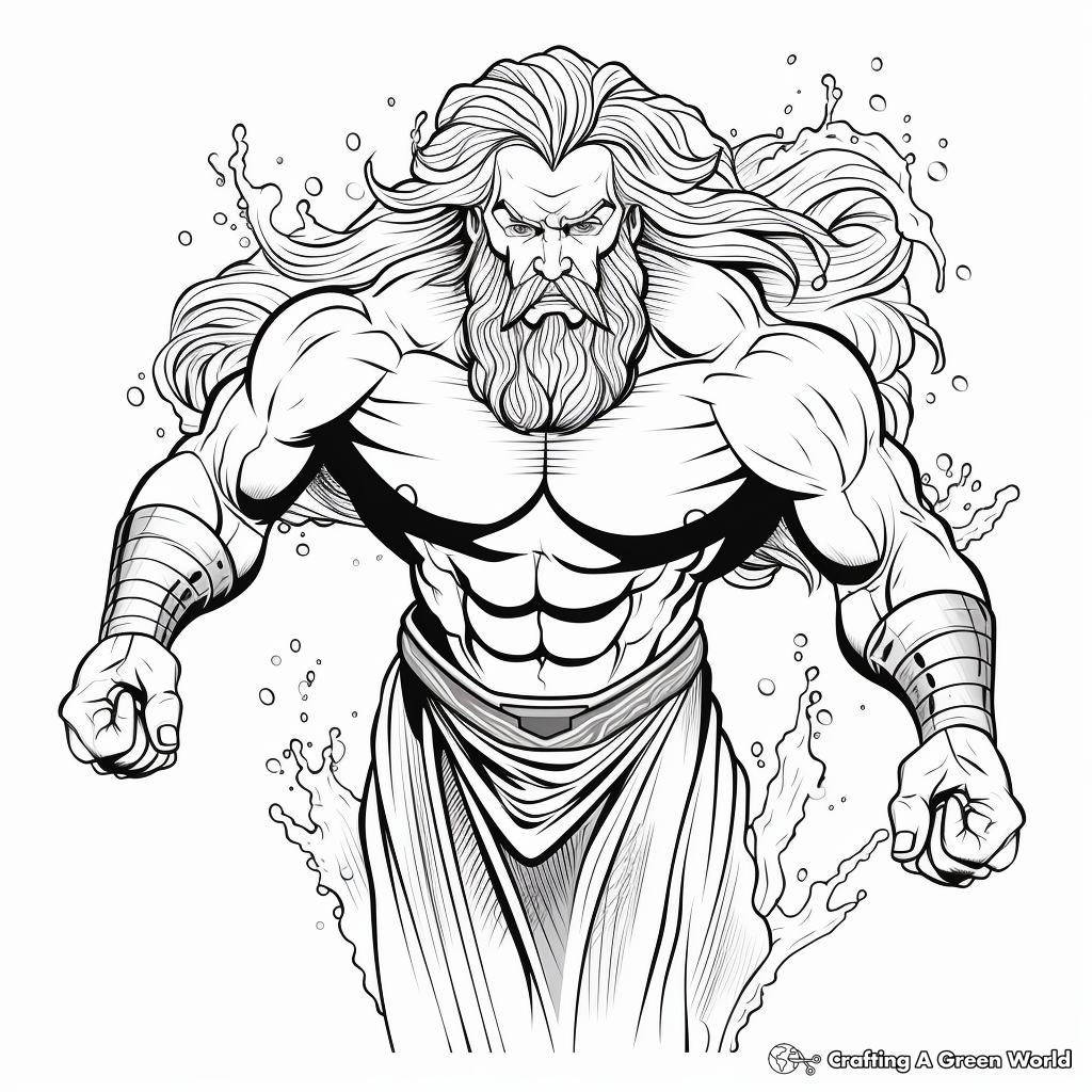 Greek gods coloring pages
