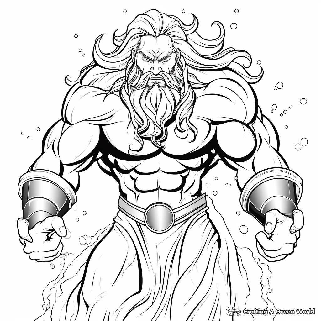 Greek gods coloring pages