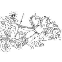 God poseidon coloring pages