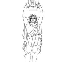 God poseidon coloring pages