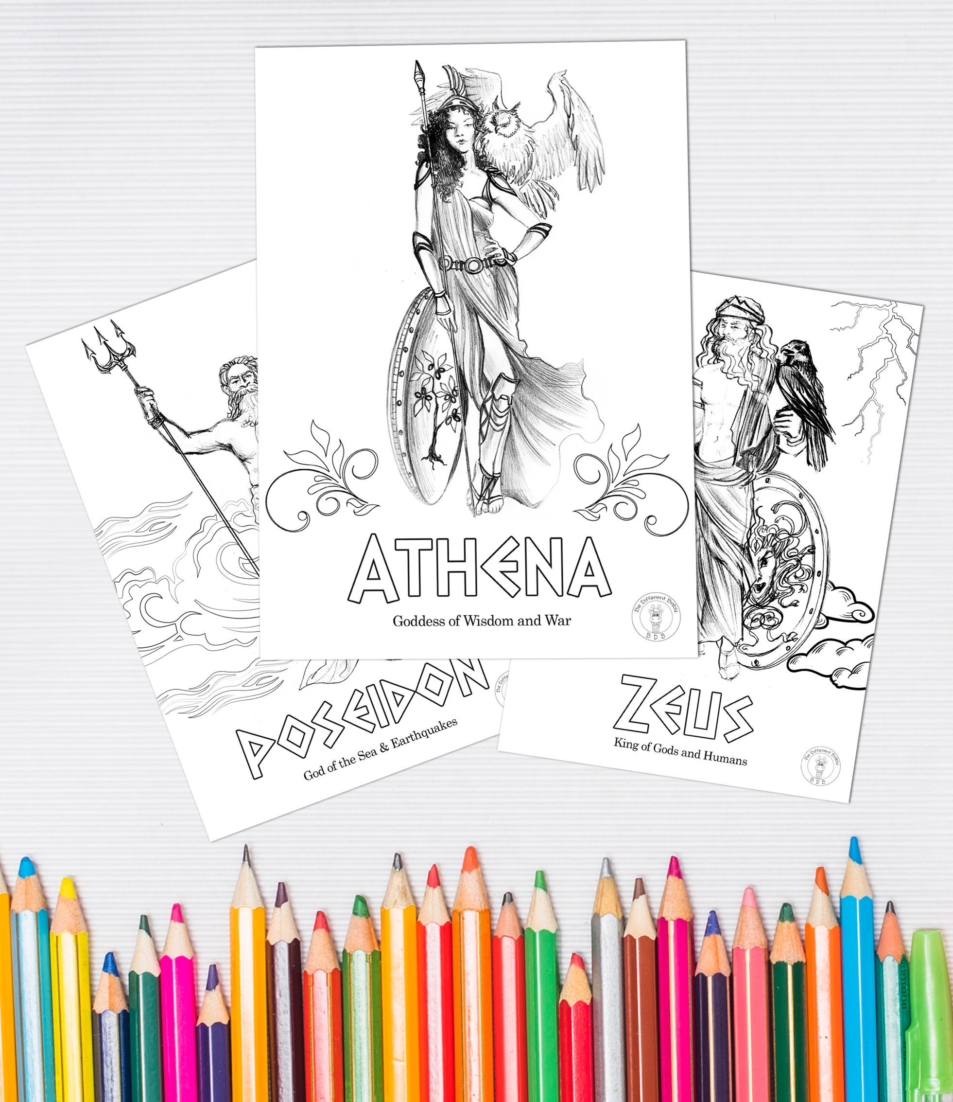 Greek gods coloring pagesif you and your children love greek mythology you ll get directly pages to color with all olympian gods