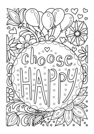 Positive coloring pages adult ideas coloring pages quote coloring pages coloring book pages