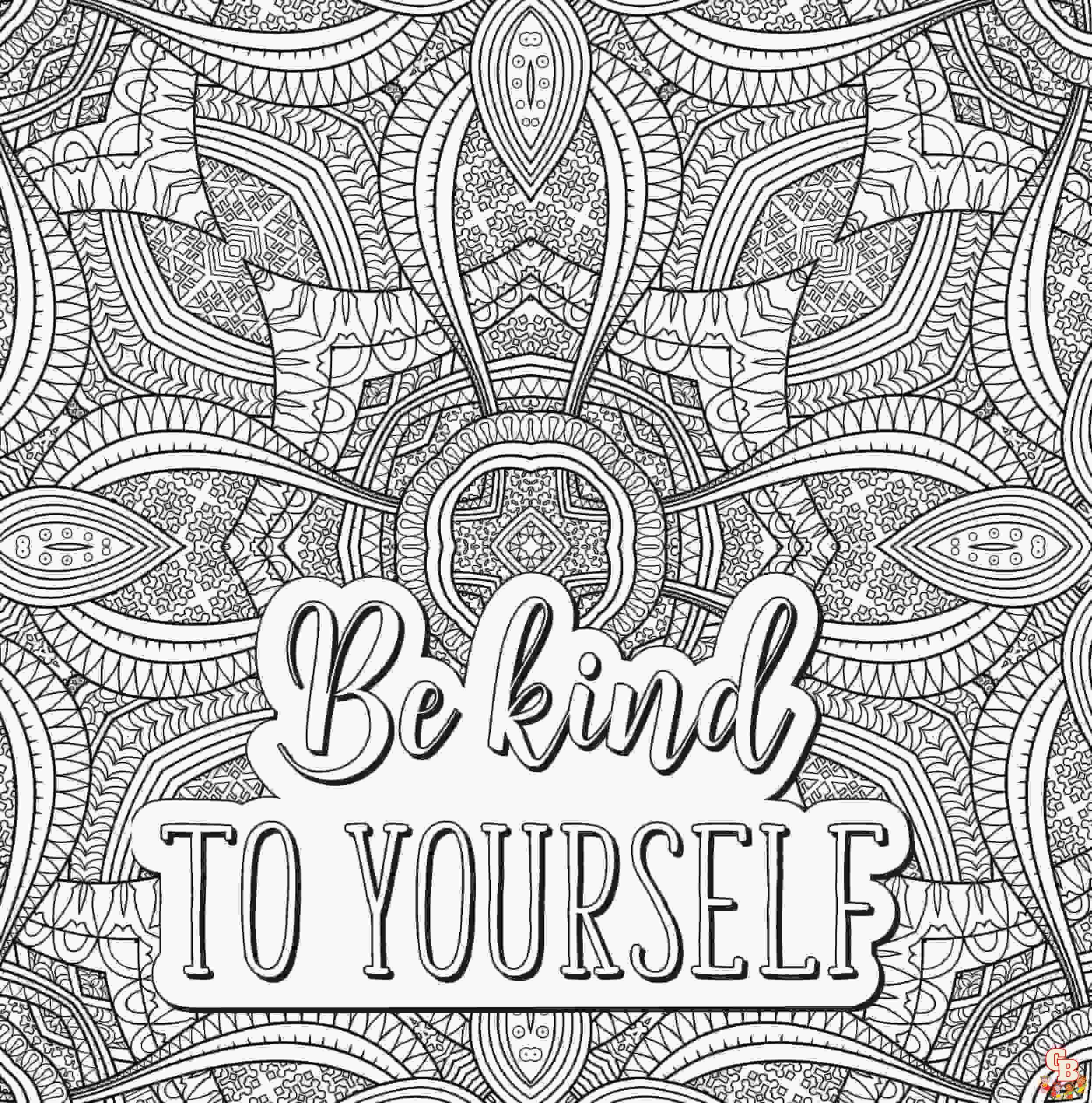 Printable positive affirmation coloring pages free