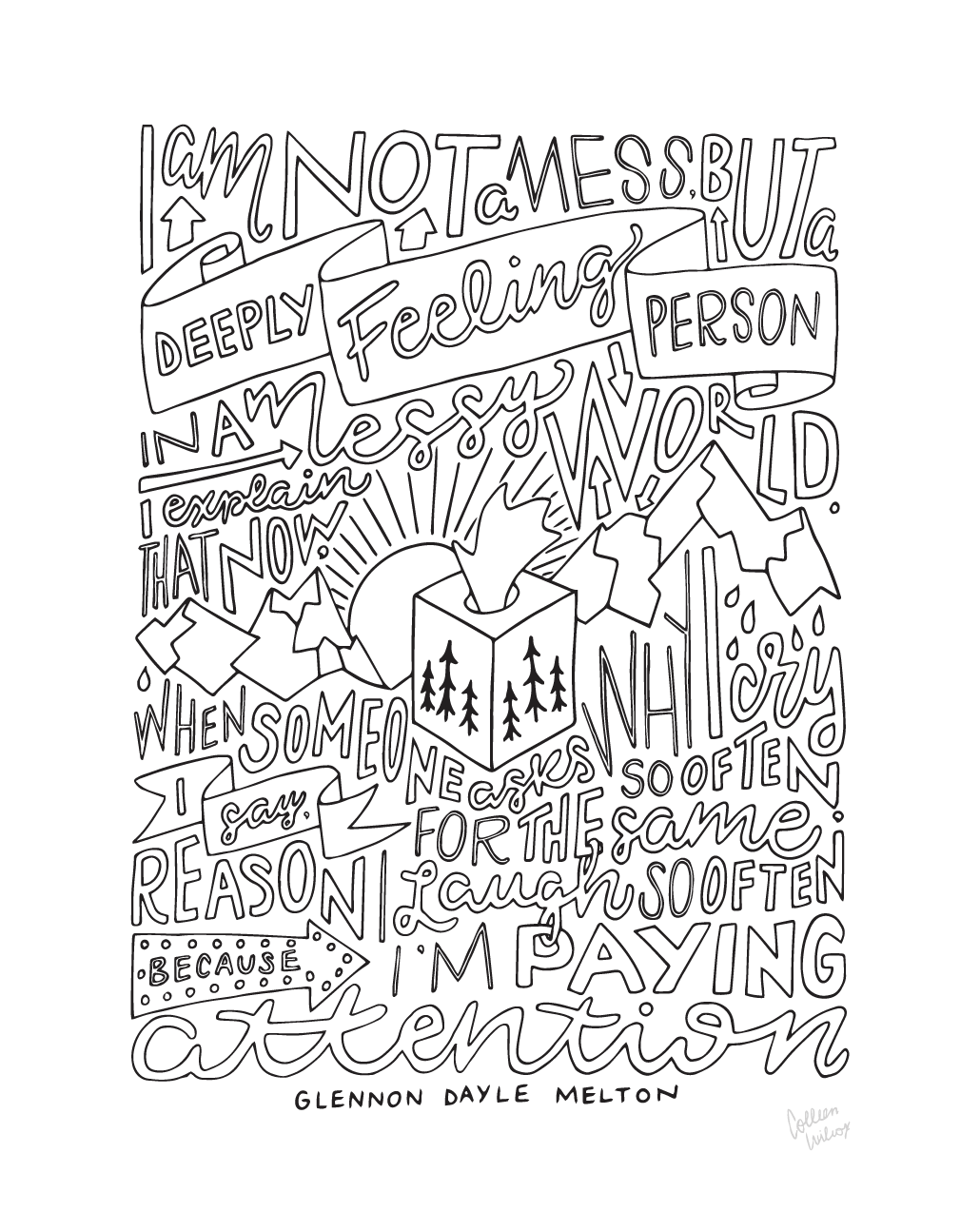 Inspirational coloring pages