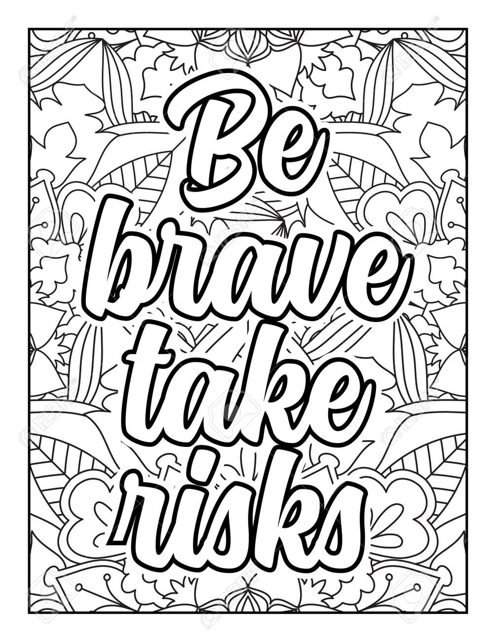 Motivational quotes coloring page inspirational quotes coloring page affirmative quotes coloring page positive quotes coloring page good vibes swear word coloring page motivational typography royalty free svg cliparts vectors and stock