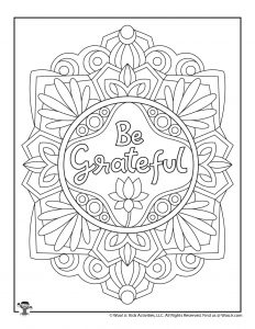 Positive sayings adult coloring pages woo jr kids activities childrens publishing