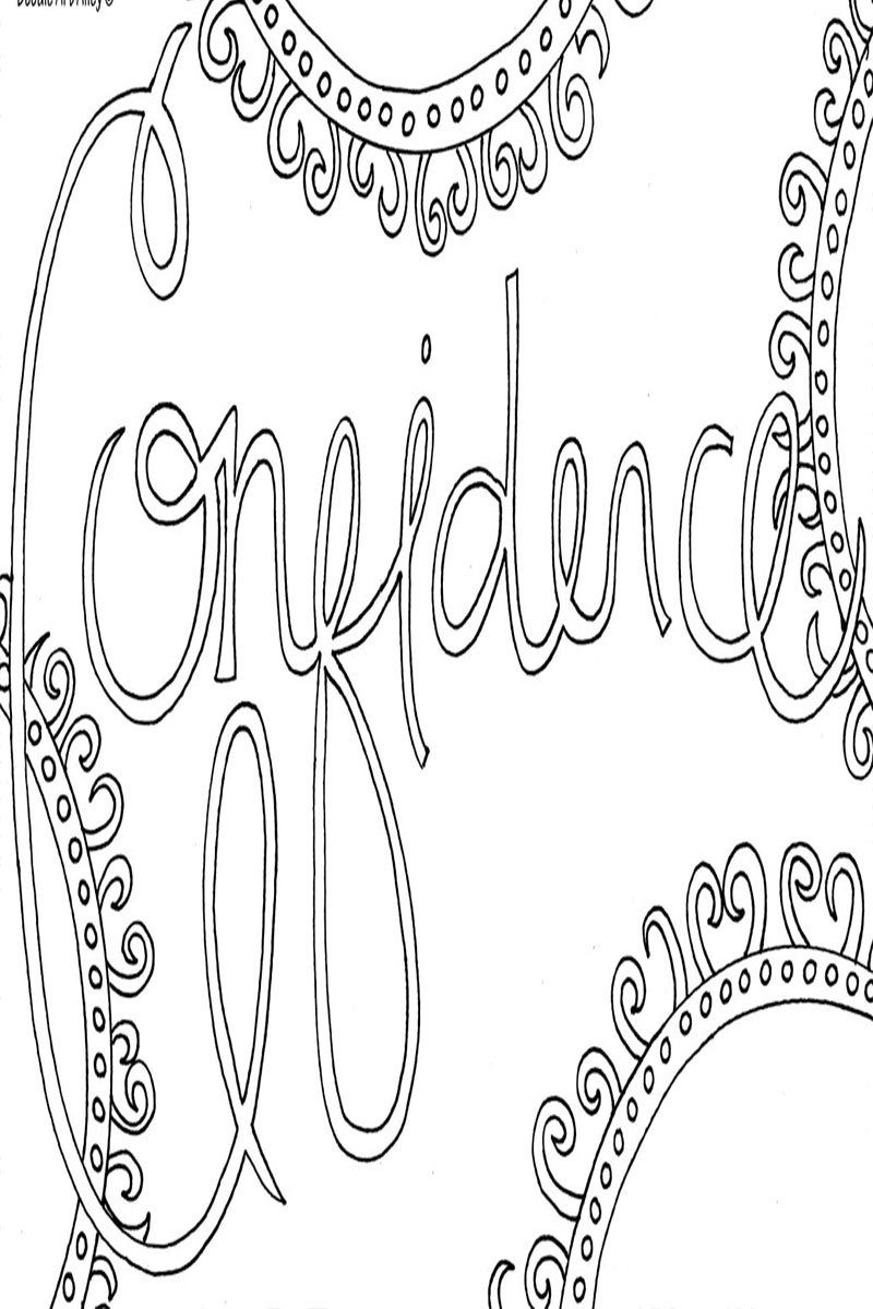 Positive quotes coloring pages free coloring pages