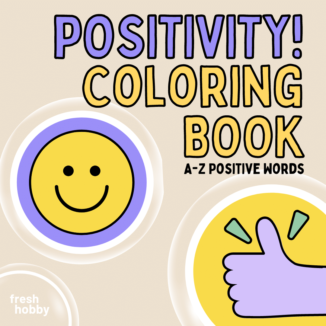 Positivity coloring book a