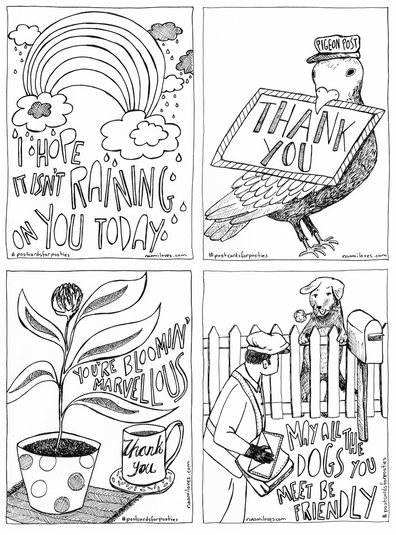 Postcardsforposties free adult colouring â naomi loves