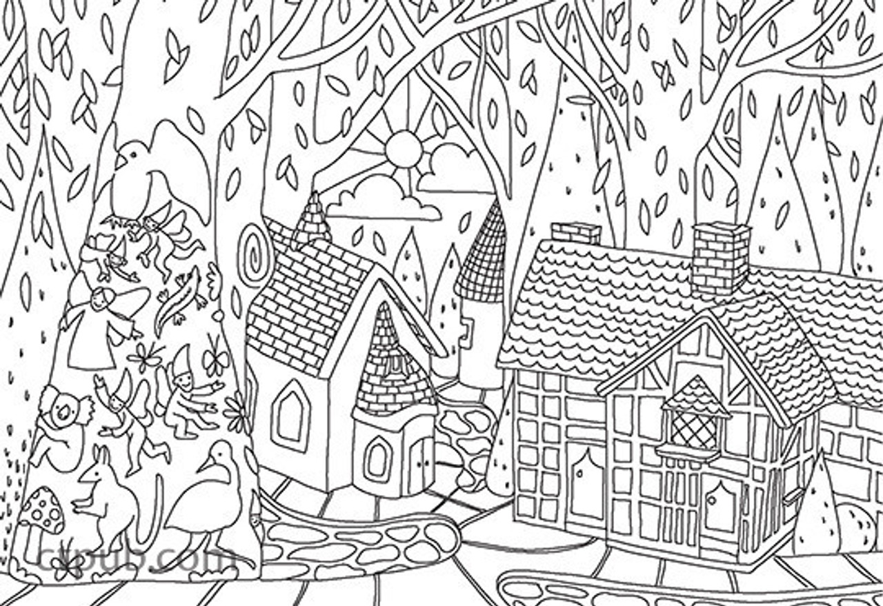 Off the beaten path coloring postcard book adventurous designs featuring designs by samarra khaja