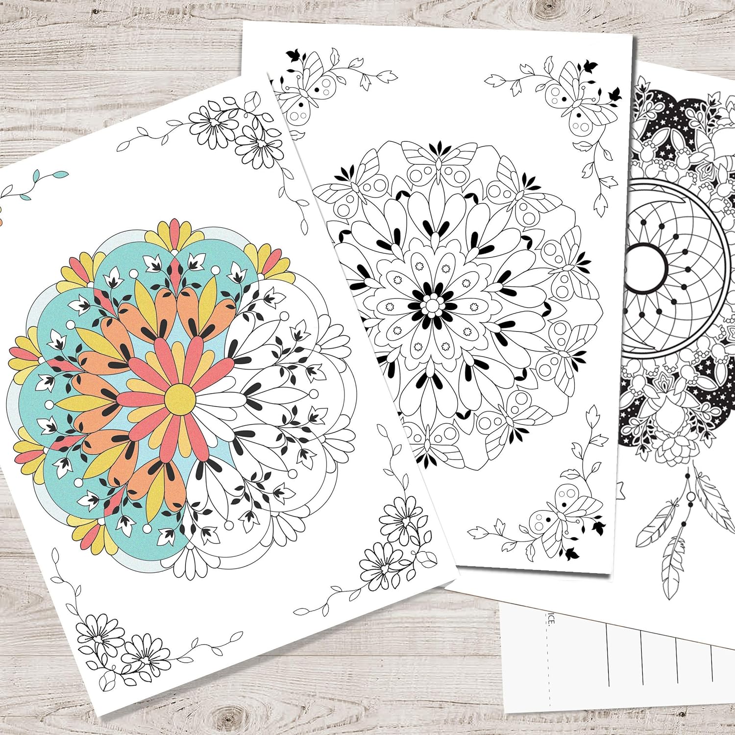 Unt mandala lorg postcards art therapy dia