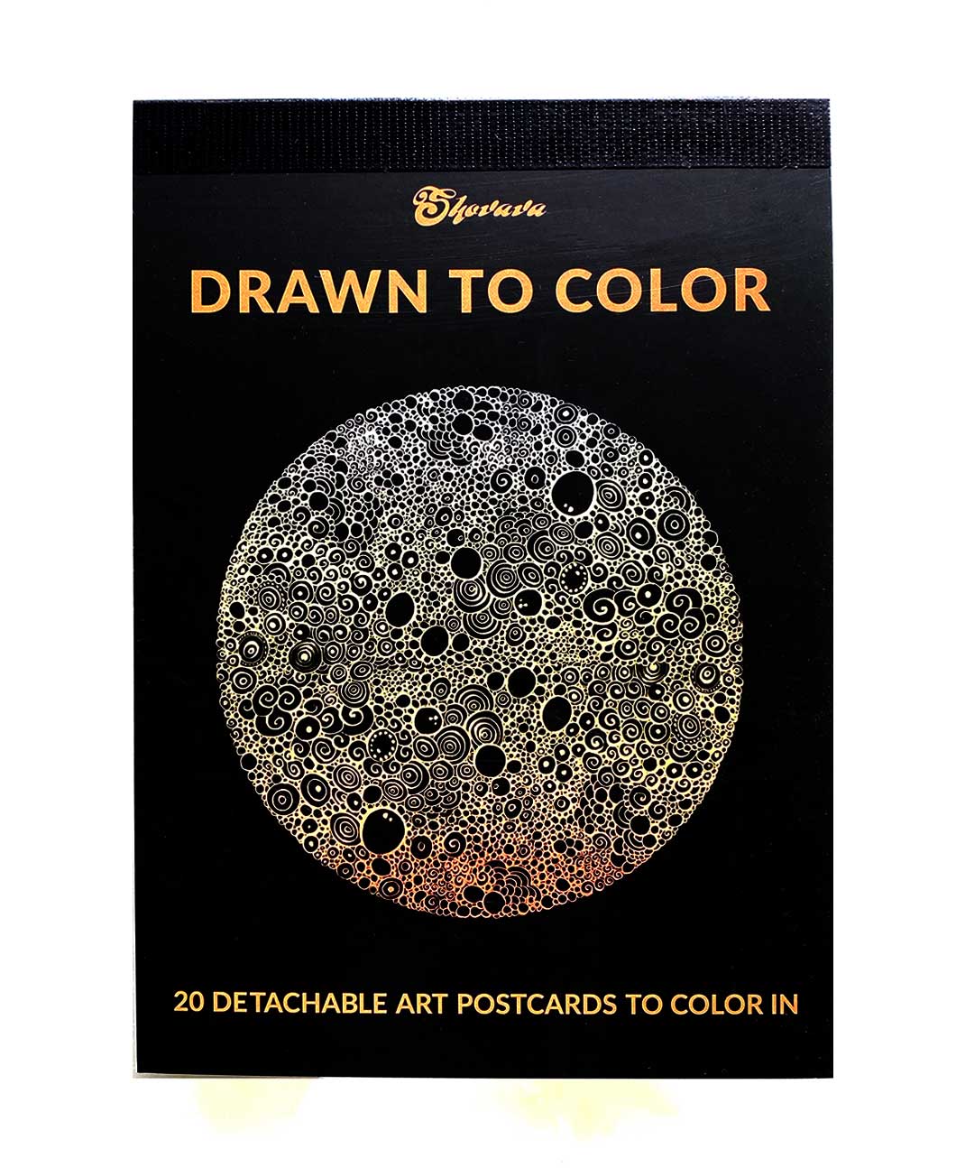 Drawn to color post card coloring book â
