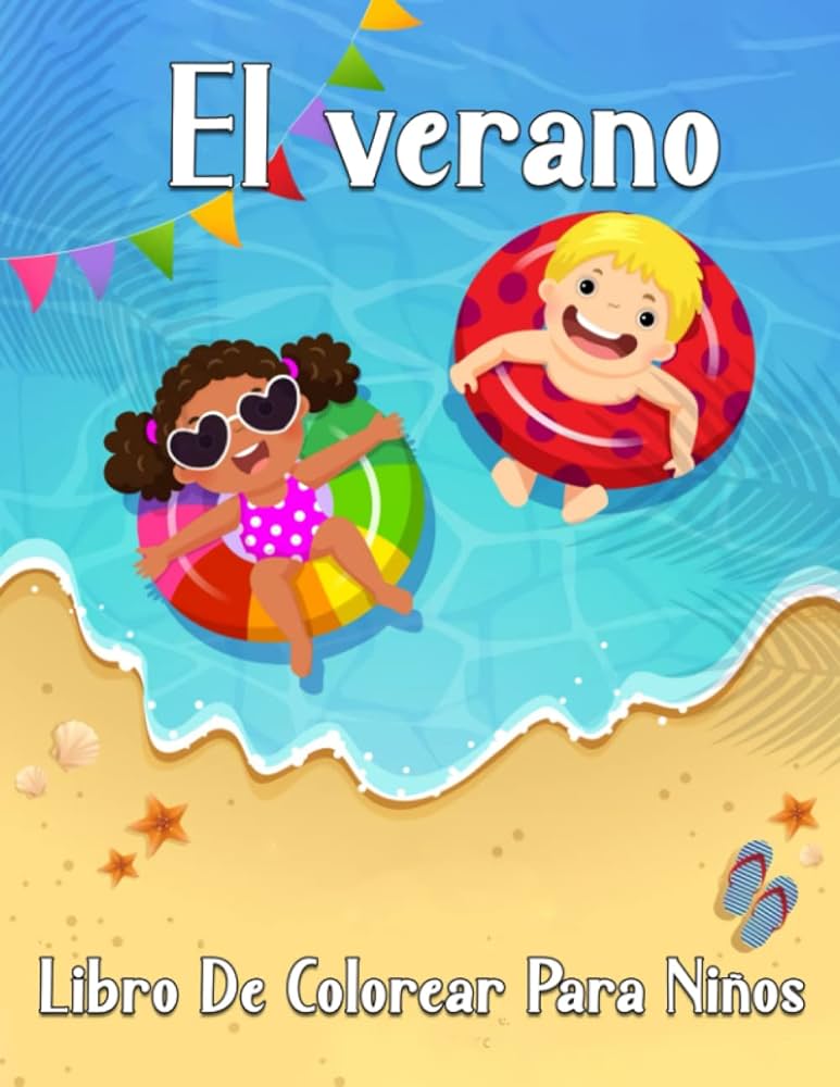 Summer coloring book for kids simple adorable and cool coloring pages of cool beach summer vation themed summer desserts sweet and many more pictures perfect summer coloring book for kids preschoolers