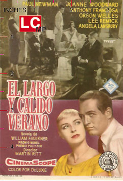 El largo y calido verano movie poster