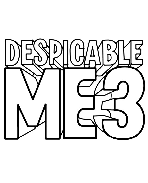 Printable despicable me logo
