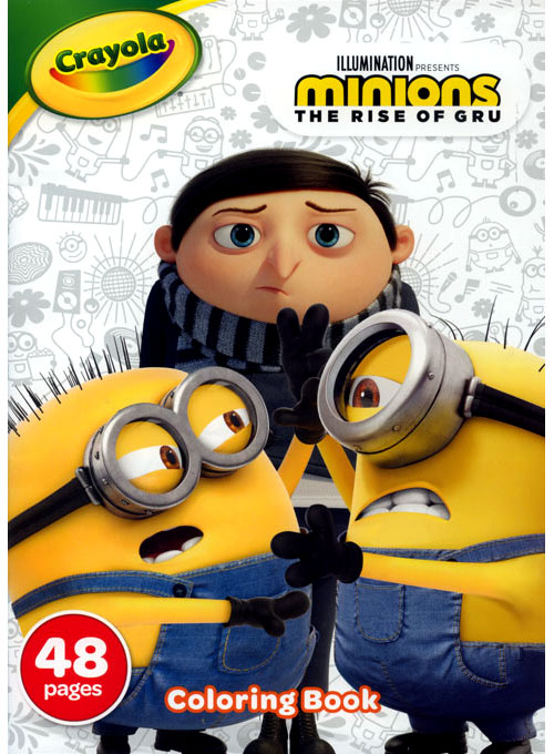 Inions the rise of gru coloring book coloring books at retro reprints