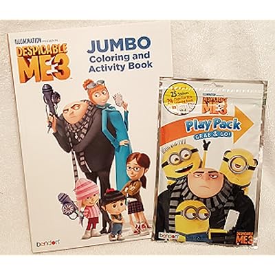 Despicable me jumbo coloring and activity book with lebanon