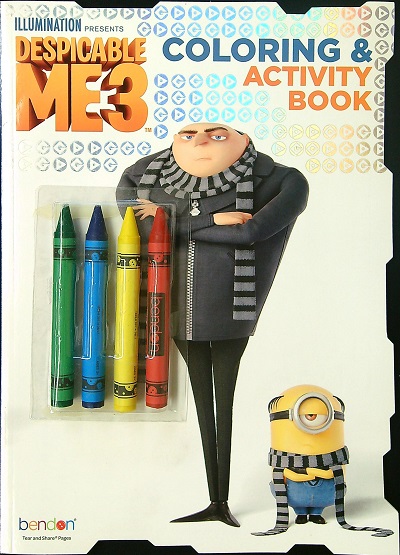 Despicable me coloring activity book
