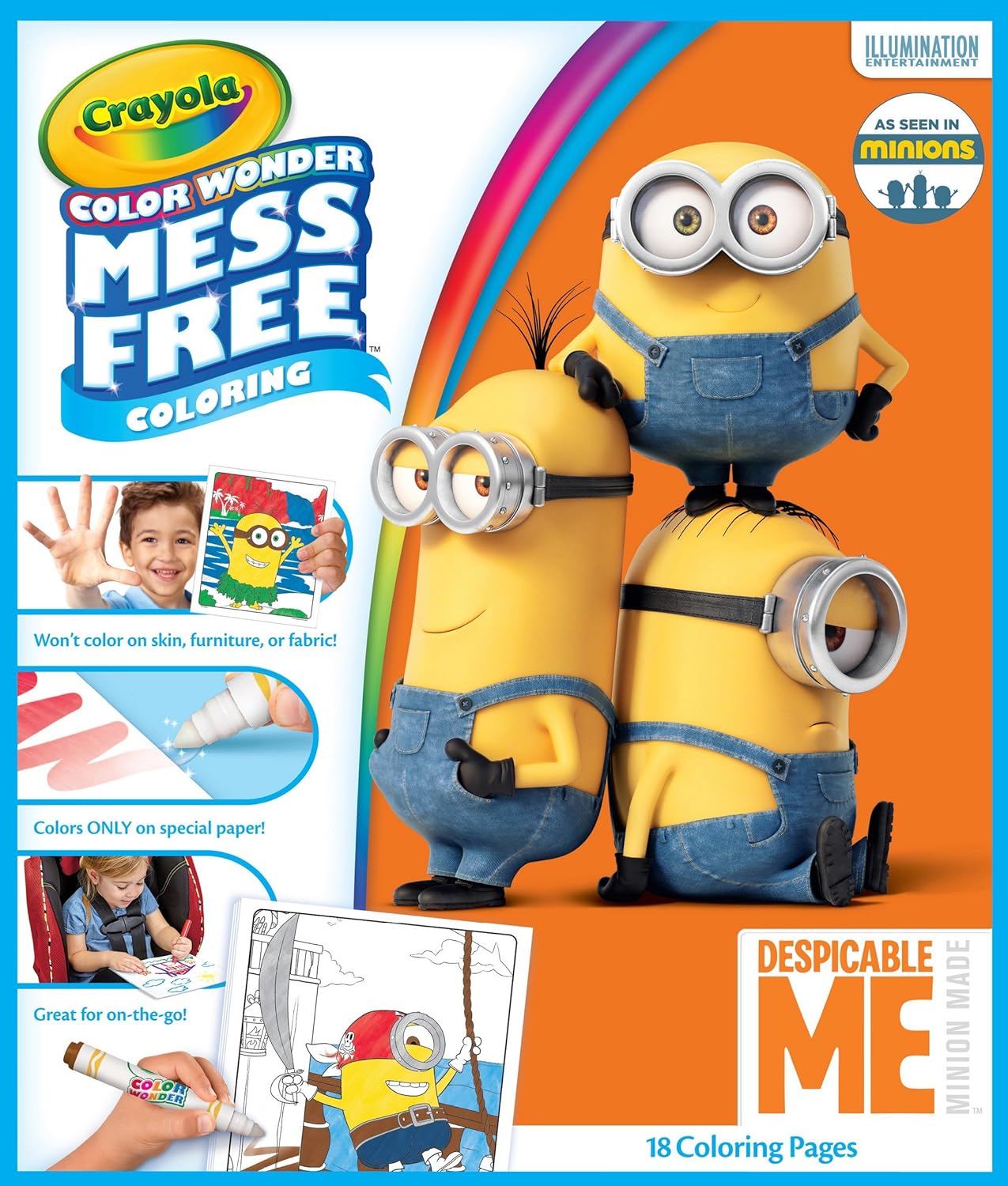 Crayola color wonder despicable me coloring pages bahrain