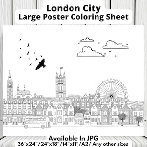 London coloring page