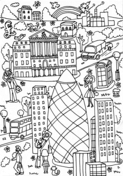 Giant poster london coloring book free coloring pages