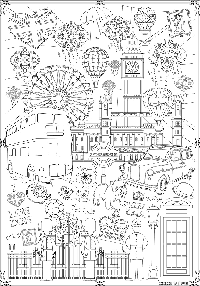 Loring poster london time for kids and adults