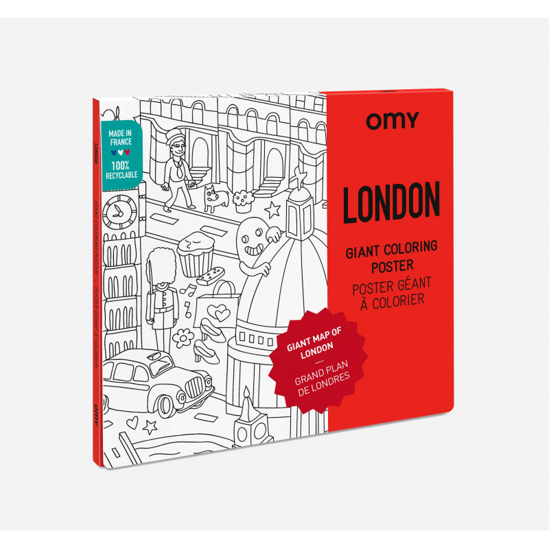London â colouring poster â vaikystä