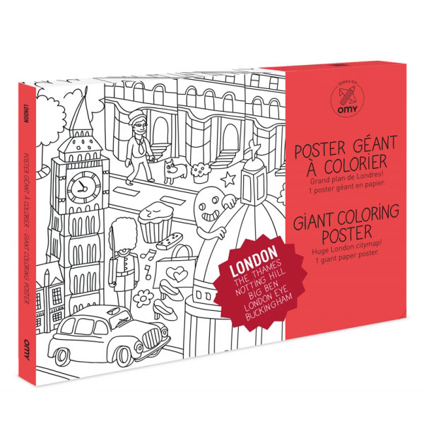 Giant coloring poster