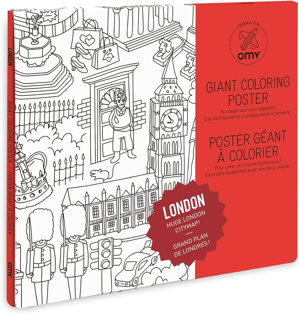 Omy giant colouring poster medium